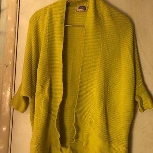 Lime greenish yellow sweater